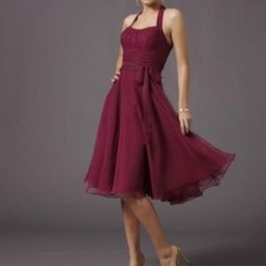 Morilee Bridesmaids Dress Wine Size 14